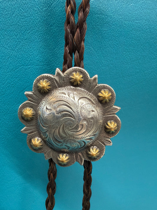 Cowboy Collections Authentic horse hair bolo tie