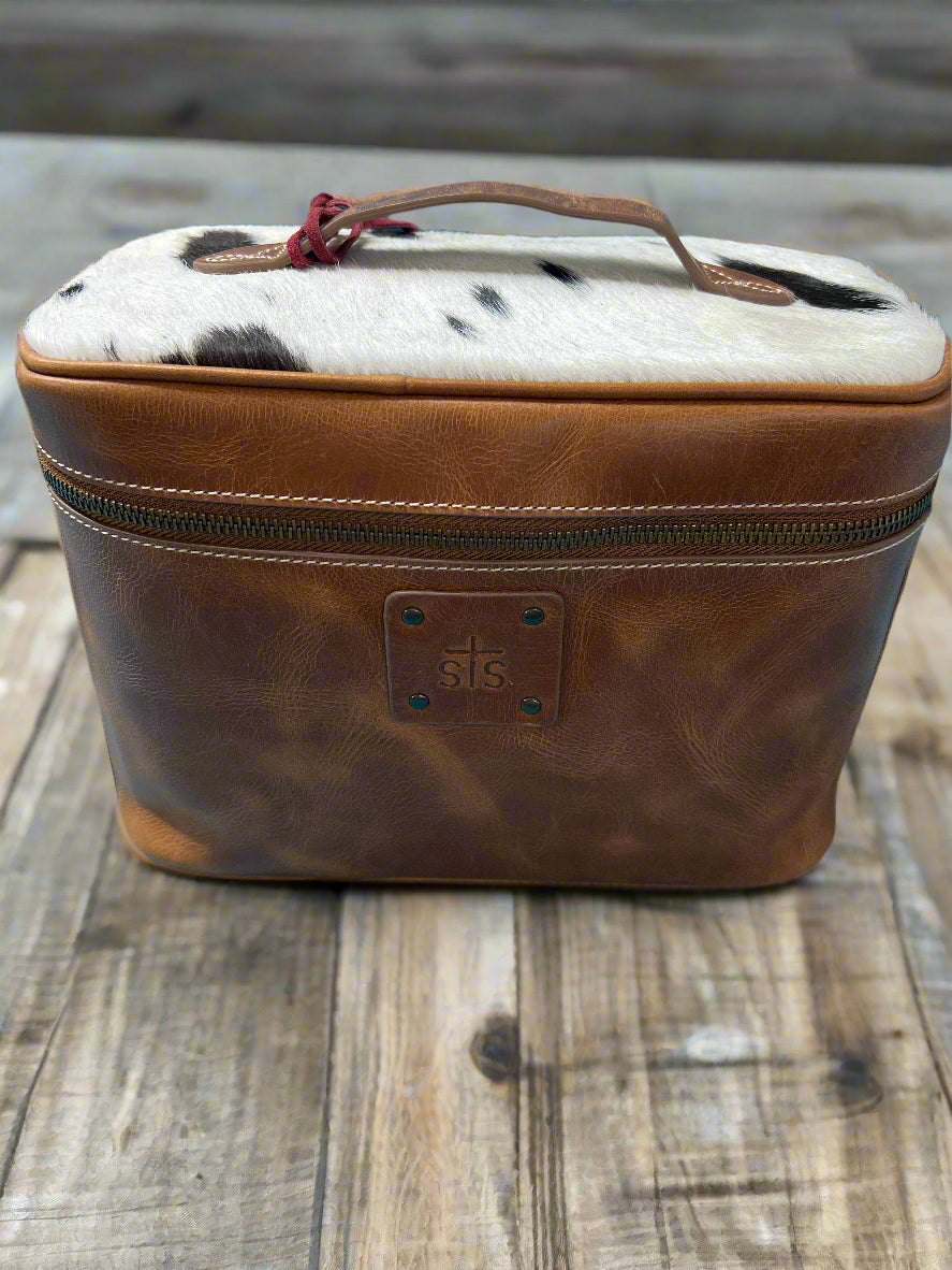 STS Basic Bliss Cowhide Train Case