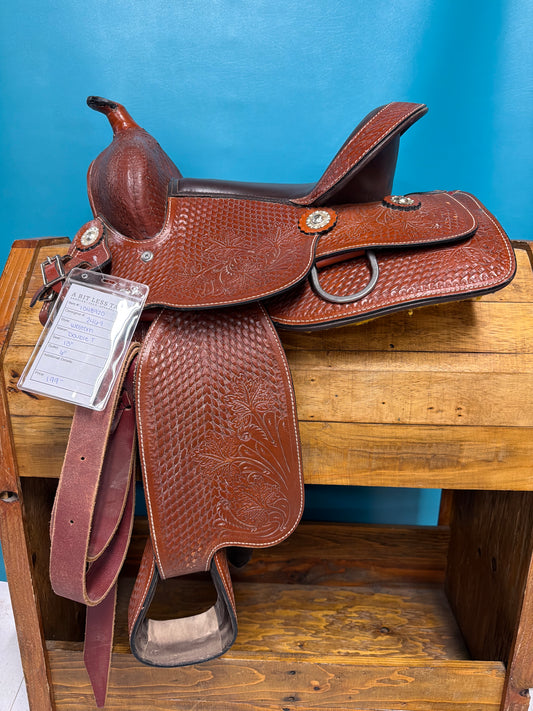 Double T Western Saddle, 13"
