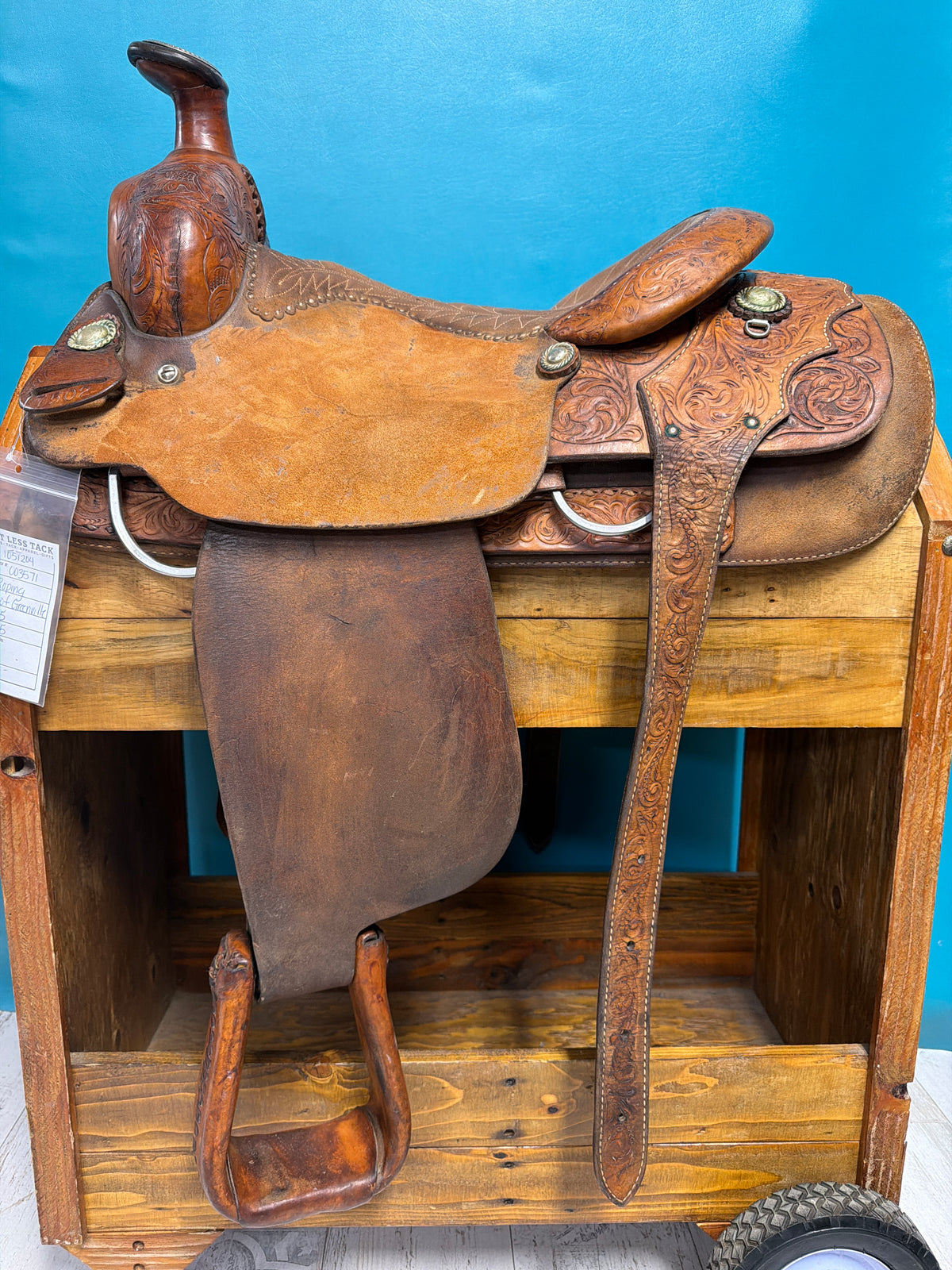 B.Cook from Greenville Roping Saddle, 15