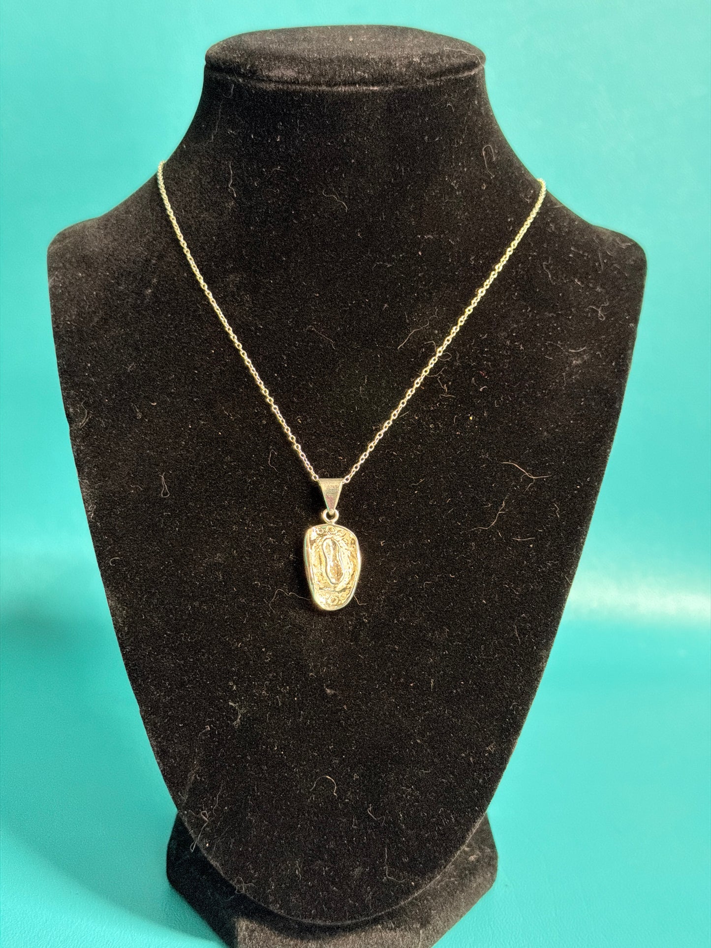 Boho Sol Sterling Cowboy Hat Necklace