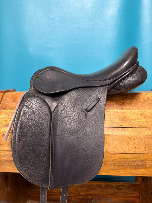 Ideal Buffalo Leather Dressage Saddle, 17