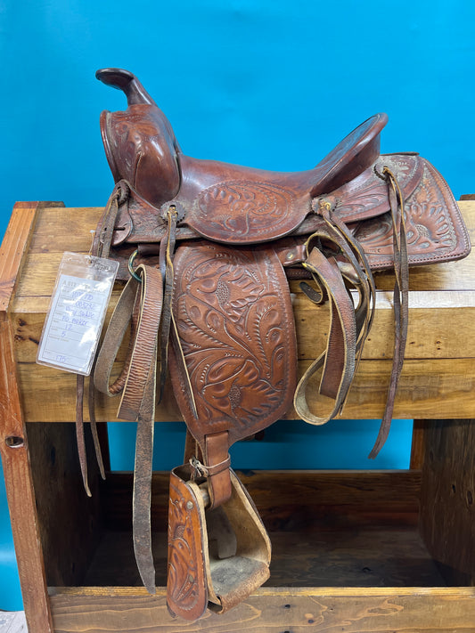 Pony saddle, 12