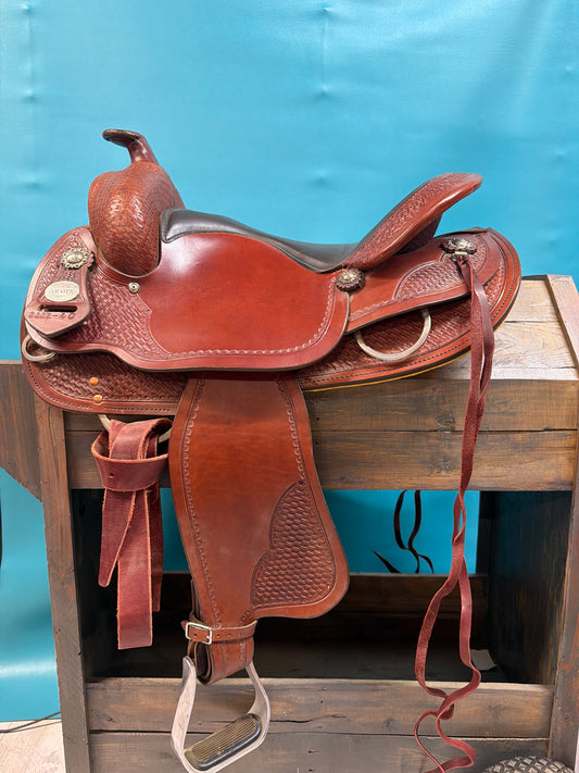 Crates Reining Saddle, 16