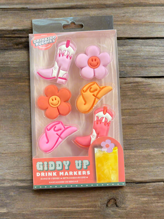 Giddy Up Drink Markers