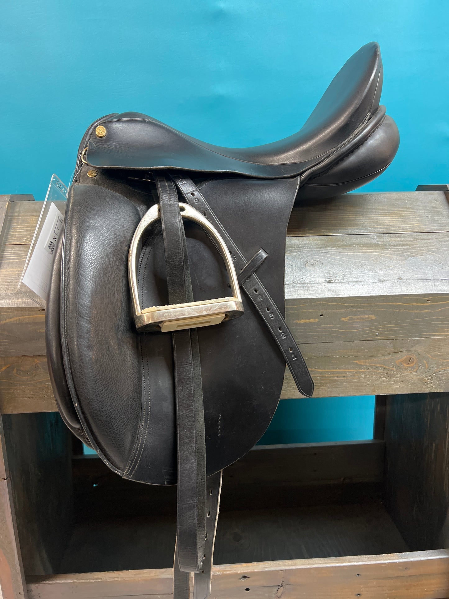 Black Kincade Dressage Saddle, 17.5