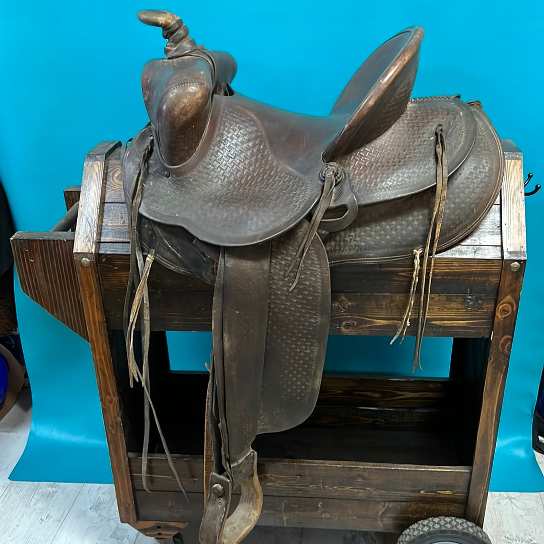 Vintage Roping Saddle