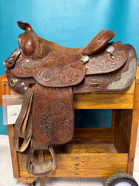 Broken Horn Equitation Saddle, 16
