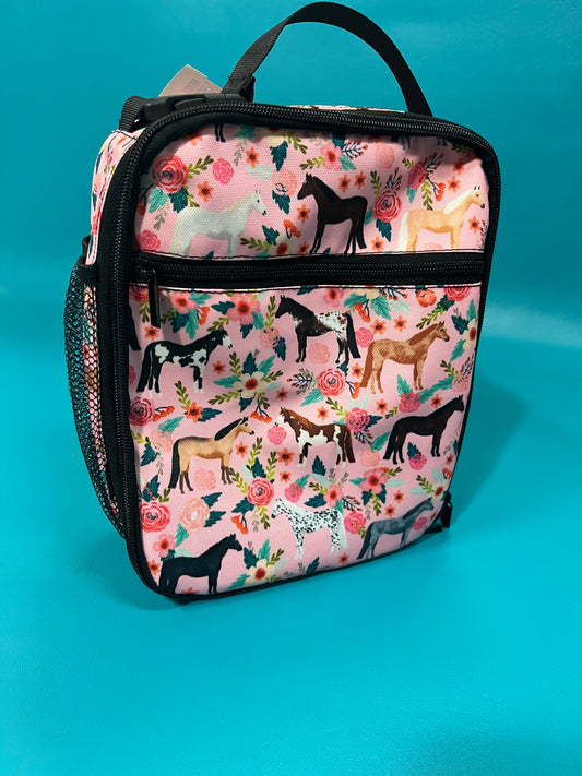 Pink Horse Lunch Box