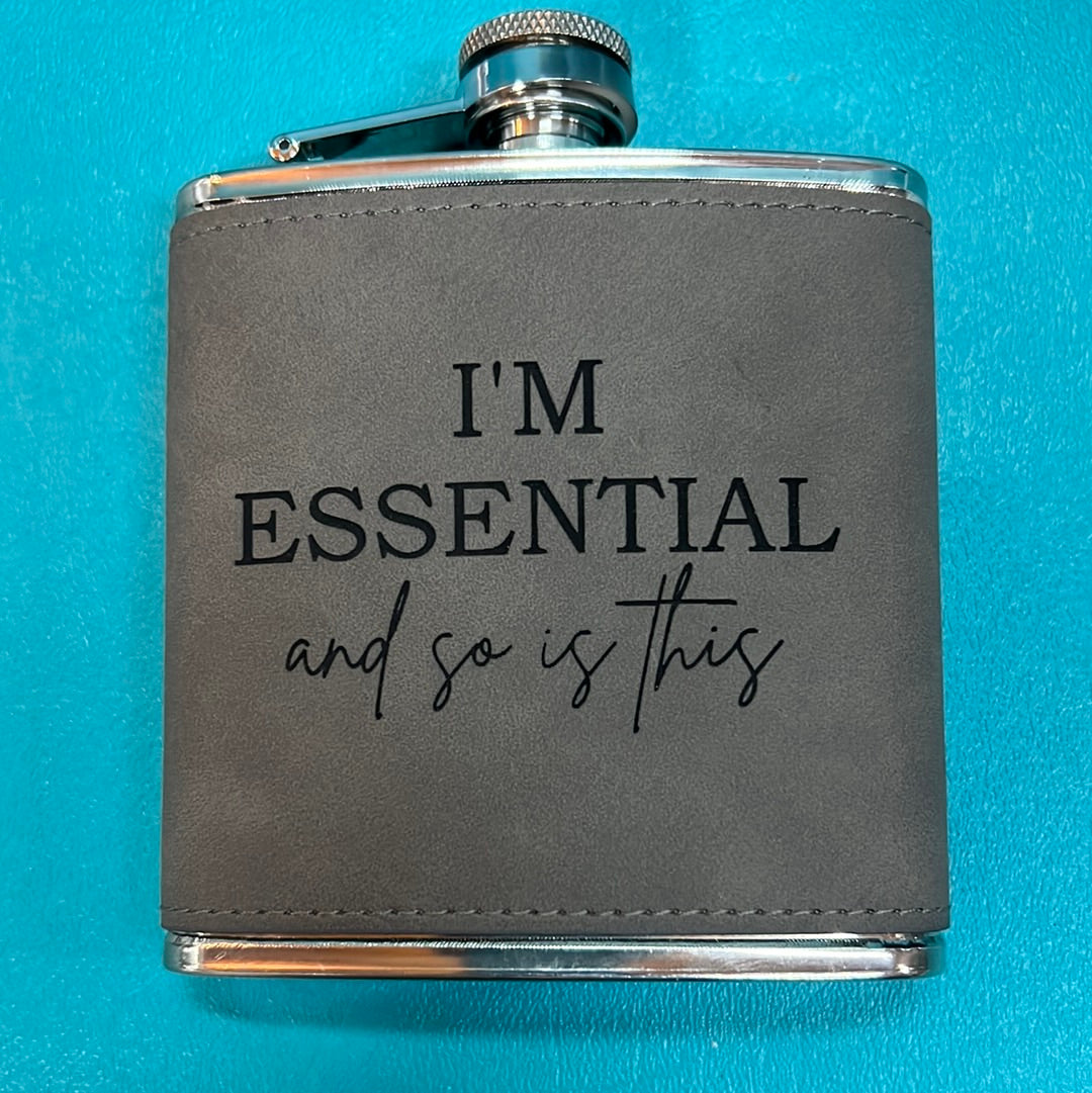 I'm Essential (and so is this) Flask 6.4oz